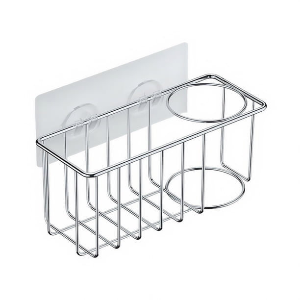 Soporte para Esponja de Acero Inoxidable Cestillo de Fregadero Organizador de Fregadero de Cocina Estante para Drenar