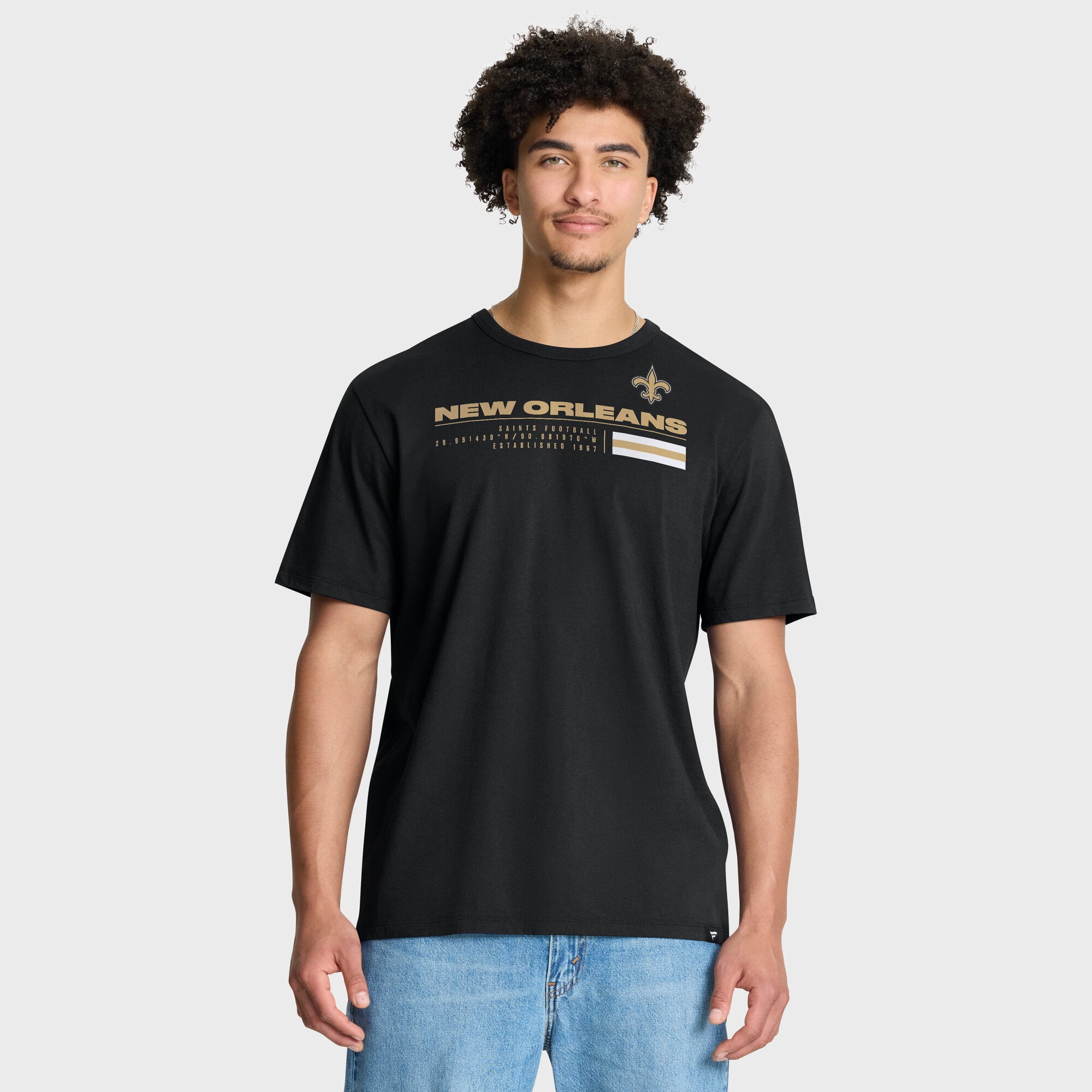 Men's Fanatics Black New Orleans Saints Chop Block Legacy T-Shirt