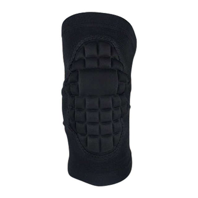 Sports Knee Protective Sleeve Soft Sponge Breathable Knee Support Brace for Running Black