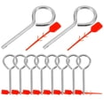 thumbnail image 4 of Dosaele 10pcs Fire Extinguisher Pull Pins Fire Equipment Replacement Pin Lock Pins Fire Extinguisher Accessories, 4 of 5