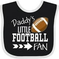 thumbnail image 3 of Inktastic Daddy's Little Football Fan Boys or Girls Baby Bib, 3 of 4