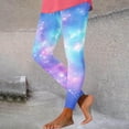 thumbnail image 2 of Ladies Leggings Petite,Printed Leggings for Women Pattern Graphic Colorful Cute Crazy High Waisted Workout Gym Running Exercise Yoga Pants, 2 of 5