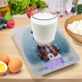 thumbnail image 7 of High Precision Digital Kitchen Scale Tempered Glass Food Scale Multifunction Scale Small Kitchen Appliances Watercolor-style Snowman Pattern, 7 of 7