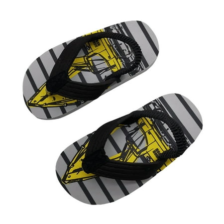 

Ruidigrace Girls & Boys Flip Flops For Kids Sandals Toddler Summer Shoes With Adjustable Elastic Strap Eva Beach Shoes