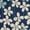 Navy, variant on Desert Fields Contemporary Floral Grey/Beige 2' x 4' Area Rug, (2' x 4')