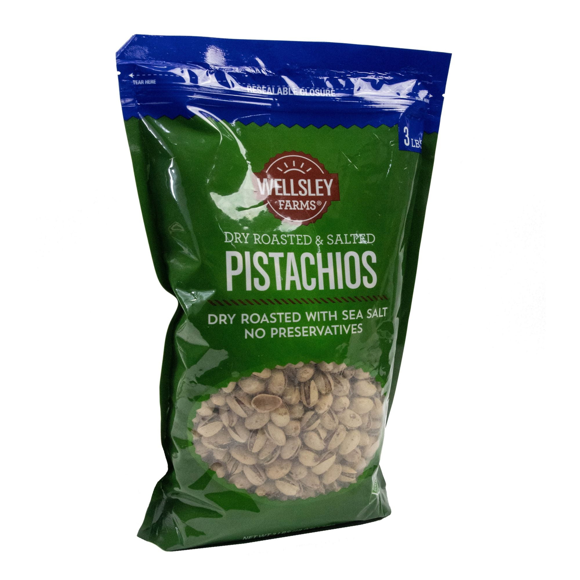 Product Of Wellsley Farms Roasted And Salted Pistachios  48 oz.