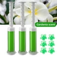 thumbnail image 1 of 3Pcs Toilet Cleaner Gel  Flower Fragrant Toilet Cleaning Detergent Gel Aromatherapy Toilet Gel Helps Prevent Limescale  Strong Cleaning Power Natural Fragrance Deodorant for Home  Lemon, 1 of 9