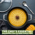 thumbnail image 4 of TECHEF - Onyx Collection, 5 Qt / 12-in Nonstick All Purpose Chef Pan with Cover, Made in Korea, 4 of 8