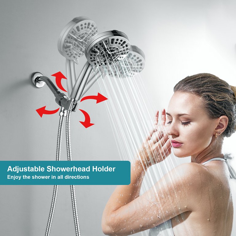 10/8 Inch Shower Head Adjustable High Pressure Water Saving Shower Head  Water Massage Shower Head