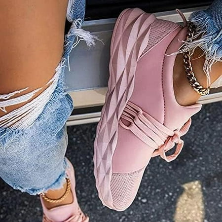 

Women s Casual Sports Shoes Large Flat Canvas Shoes Lace up Single Shoes