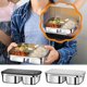 thumbnail image 1 of Lonchera para Mujer, Lonchera Bento de Acero Inoxidable 304, Recipiente Portátil para Preparar Comidas con Compartimentos, Hermético y a Prueba de Fugas, Ideal para Oficinistas y Viajeros., 1 of 3