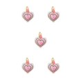 thumbnail image 3 of Langgg Keyring Keyholder DIY Small Decorative Purse Pendent Multipurpose Sweet Gift Workmanship Bag Decor Heart Keychain Pink 5Set, 3 of 6