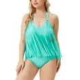 thumbnail image 1 of ZKCCNUK Womens Swimsuits Women's Plus Size Swimsuits Ruched Tummy Control Bathing Suit Swimwear Bikini Womens Swimsuits Tummy Control on Clearance, 1 of 4
