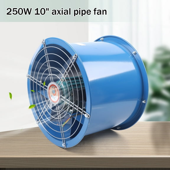 Axial Fan Cylinder Pipe Spray Booth Paint Fumes Exhaust Fan 250W 110V 2000m3/H