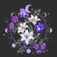 thumbnail image 2 of Women's Lost Gods Floral Moon Graphic T-Shirt, 2 of 4