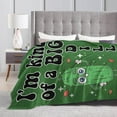 thumbnail image 6 of Pickle Blanket for Women Men, Cute I''m Kind of a Big Dill Themed Design Printed Throw Blankets for Teens Adults Lap, Chair Sofa, Warm Soft Cozy Blanket, 50"x 60", 6 of 6