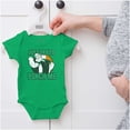 thumbnail image 5 of Popeye St Paddys Try To Pinch Me Romper Boys or Girls Infant Baby Brisco Brands 12M, 5 of 6