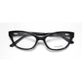 thumbnail image 2 of NEW VERA WANG LUXE RAINA WOMENS/LADIES CAT EYE FULL-RIM BLACK FRAME DEMO LENSES 51-16-132 SPRING HINGES EYEGLASSES/EYEWEAR, 2 of 9