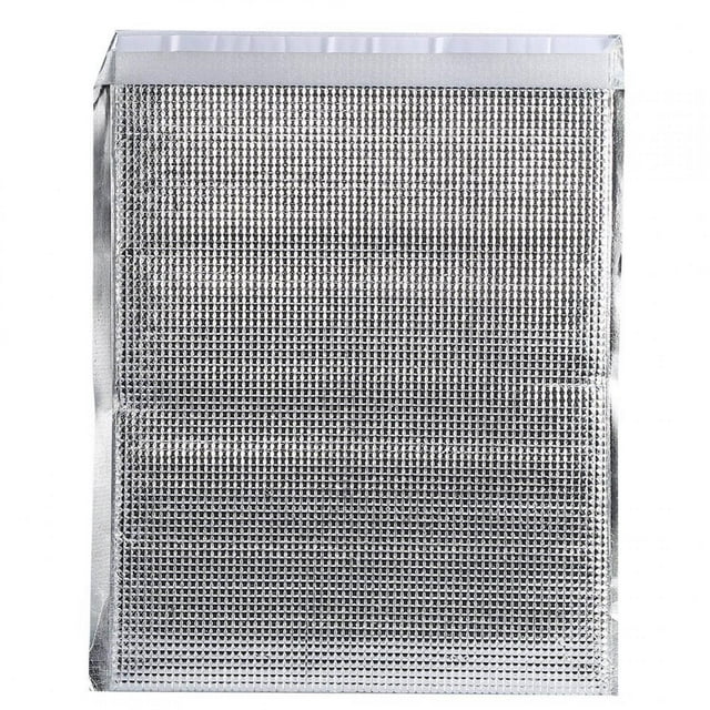 Juego de 10 Uds. De bolsa de almacenamiento de alimentos con aislamiento de papel de aluminio desechable, refrigerador térmico plateado (35*40cm)