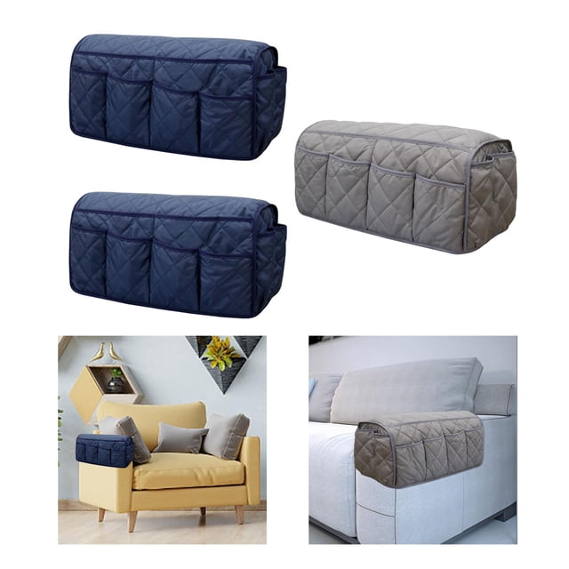 3 Piezas 14 Bolsillos Sofá Reposabrazos Organizador Colgante Bolsa De Almacenamiento Soledad Organizador de reposabrazos de sofá