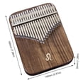 thumbnail image 4 of Instrumento musical estilo constelación Kalimba de 21 teclas para niños adultos principiantes, 4 of 7