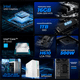thumbnail image 3 of Computadora Escritorio Completa Xtreme PC Gaming Intel Core i3 12100 16GB SSD 1TB Monitor 23.8 75Hz WIFI White gaming ligero, oficina, estudio y hogar, 3 of 6