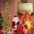 thumbnail image 3 of Fall Tree Home Decor Pop Up Tree with Lights & Timer & Modes Collapsible Tinsel Pencil Tree for Autumn Harvest Porch Thanksgiving Party Decorations Maple Leaves, 3 of 7