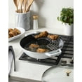 thumbnail image 4 of Staub Cast Iron Perfect Pan , Dutch Oven, 4.5-quart,  serves 4-5, Made in France, White, 4 of 5