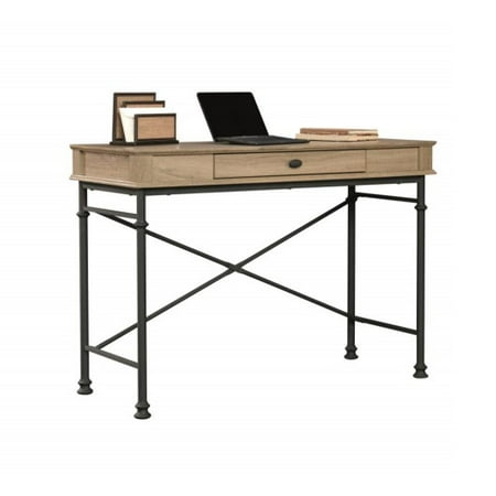 Deck Console - Better Homes & Gardens River Crest Console Desk, Rustic Oak Finish