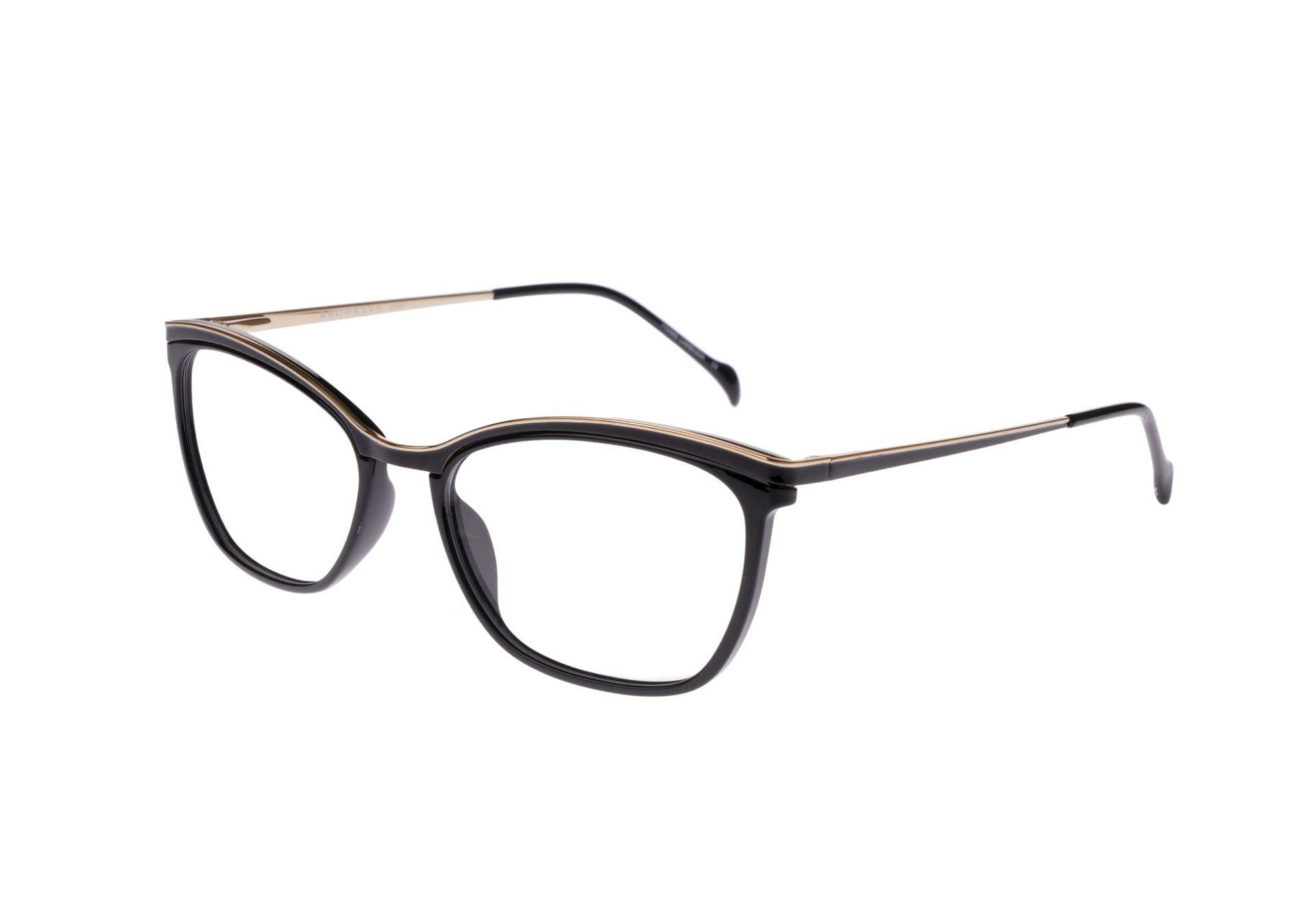 NEW Brooklyn Black KRISTINA Eyeglass with Black & White 