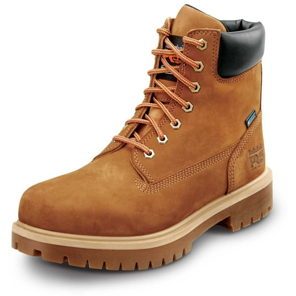 Timberland PRO 6IN Direct Attach, Men's, Cinnamon, Steel Toe, EH, WP/Insulated, MaxTrax Slip-Resistant Boot (10.5 M)