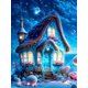 thumbnail image 1 of Dream Castle Landscape Diamond Mosaic Beautiful Sea Shell House DIY Diamond Painting New Arrival Embroidery Cross Stitch PP5014Round 100x130cm Gao Jinjia LED, 1 of 2