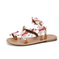 thumbnail image 4 of BRGZLK Top Sandals for Women Summer Vintage Casual Fish Mouth Open Toe,Women's Summer Size Wedge Fish Mouth Roman Sandals, 4 of 9
