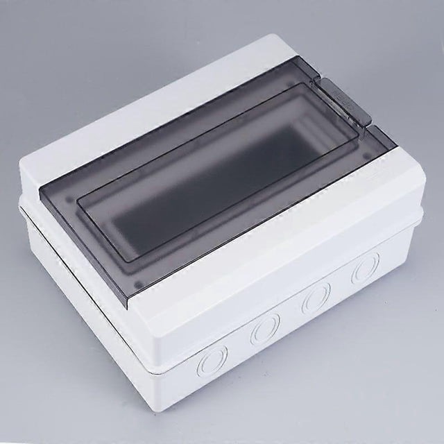 Breaker Box: Outdoor Ip65 Waterproof Distribution Box - Plastic Electrical Enclosure With Clear Cover - Weatherproof Breaker Case For Industrial And R