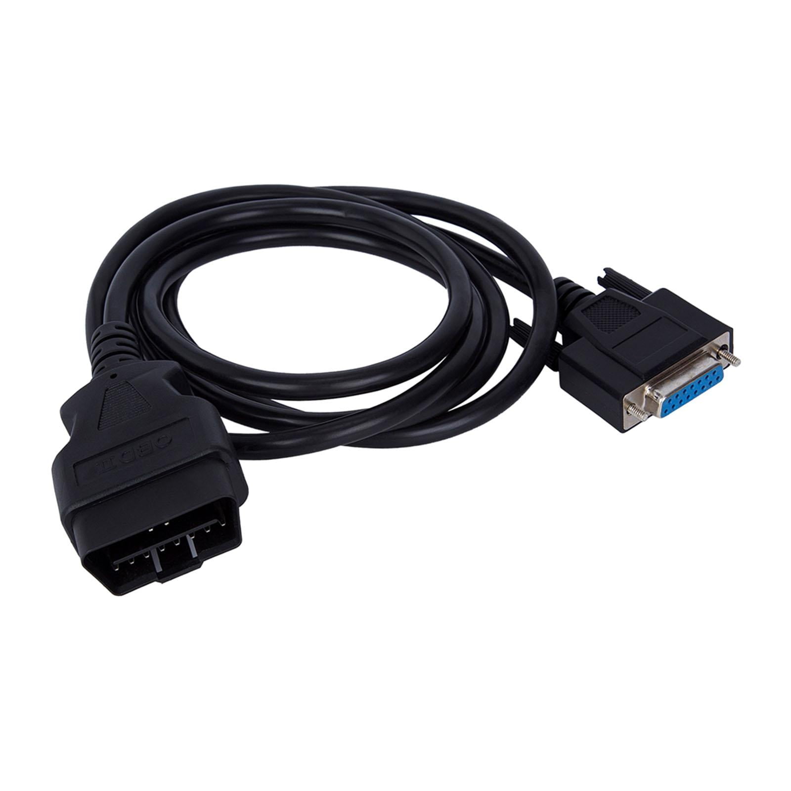 Auto Car Male to Female OBD2 Flat 16 Pin Extension Cable Diagnostic Extender 1PC 