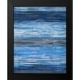 thumbnail image 2 of Wiley, Marta 15x18 Black Modern Framed Museum Art Print Titled - Abstract Blue X, 2 of 5