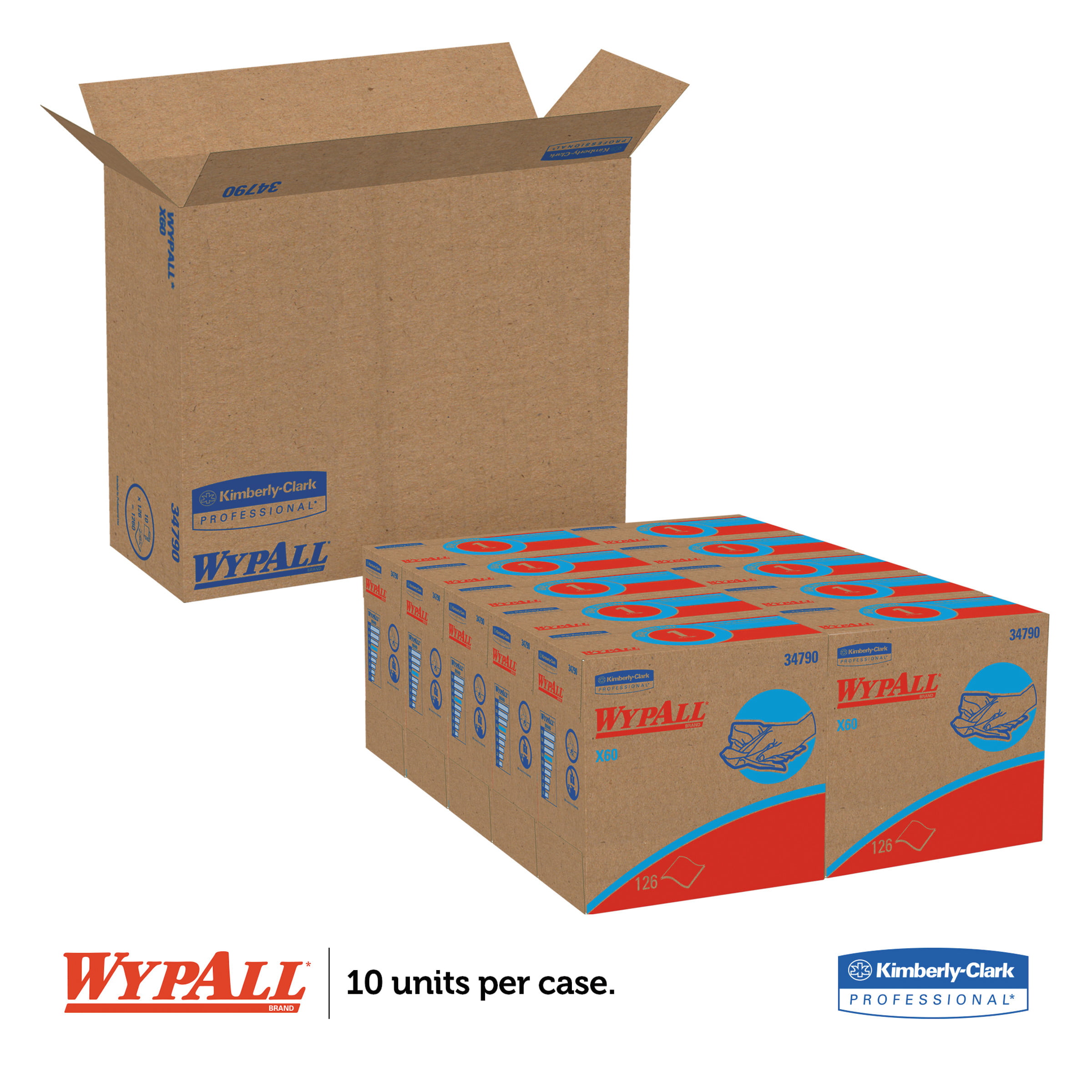 L30 Wipers 90/Box Details about   WypAll* 12 1/2 x 12 12 Boxes/Carton