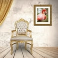 thumbnail image 3 of Van Swearingen, Debra 12x14 Gold Ornate Wood Framed with Double Matting Museum Art Print Titled - Flamingo I, 3 of 4