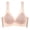 Beige, variant on Lovskoo Womens Bra No Rims Thin Summer Comfortable Bra Bralette Everyday Bra Plus Size Fixed Cup Lingerie For Women XL White