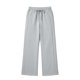 thumbnail image 4 of Neewe Classic Sweatpants for Women Casual Straight Pants High Waist Drawstring Sweatpants Baggy Athletic Trousers with Back Pockets, 4 of 7