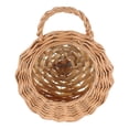 thumbnail image 1 of Shisuyan Rustic Wall Hanging Flower Basket Rattan For Kitchen Use 1Pcs 7.9X6.5X3.5in, 1 of 9