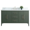 thumbnail image 2 of Vanity Art 60” Single Sink Bathroom Vanity Cabinet with Engineered Marble Countertop, 2 of 9