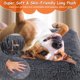 thumbnail image 3 of Cama para perros, cojín de felpa suave, estera cálida y acogedora para jaula para mascotas, colchón de alfombra para perros con felpa larga para perros SM, 3 of 6