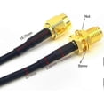 thumbnail image 3 of 10m Black RP-SMA WiFi Antenna Extension Cable for Networking Devices, 3 of 5