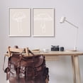 thumbnail image 3 of Stupell Industries Soft Minimal Mushroom Outlines Botanical & Floral Painting White Framed Art Print Wall Art, 16 x 20, Set of 2, 3 of 10
