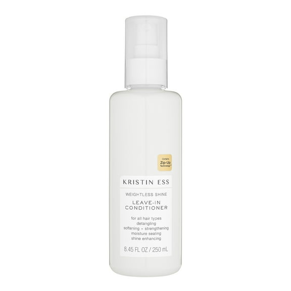 Kristin Ess Hair Weightless Shine Leave In Conditioner Spray for All Hair Types | Moisture Repairing Anti Frizz Detangler | Leave In Conditioner Spray for Damaged Hair | 8.45 oz.