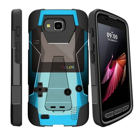 Case for LG X Caliber | Case for LG X Venture [ Shock Fusion ] Hybrid Layers and Kickstand Case Gaming