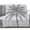 Gray, Silver, White, variant on Flannel Throw Blanket for Couch Sofa Bed,Summer Tropical Coconut Tree Soft Cozy Warm Fuzzy Blanket 40x50in