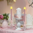 thumbnail image 3 of HSHDLDF 24 Packs Flameless Taper Candles Battery Operated 11 Inch Long Candle Light LED Flameless Candlesticks Fake Candles Flickering Tapered Candles for Valentine's Day, Wedding(Rose Gold), 3 of 7