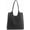 Black, variant on Soft Faux Suede Tote Bag for Women - Magnetic Closure Hobo Handbag, Casual Vegan Leather Purse​